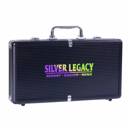 300ct Aluminum Poker Chip Cases - Custom Canvas Now