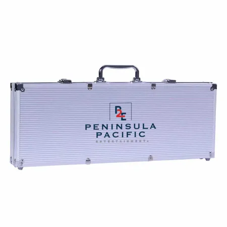 500ct Aluminum Poker Chip Cases - Custom Canvas Now