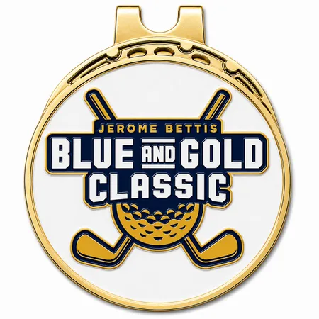 Hard Enamel Golf Ball Marker with Hat Clips - Custom Canvas Now