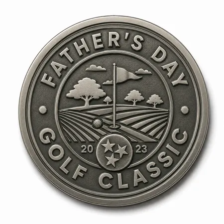 Die Struck Golf Ball Markers - Custom Canvas Now