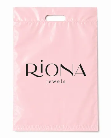 Die Cut Handle Poly Mailers - Custom Canvas Now