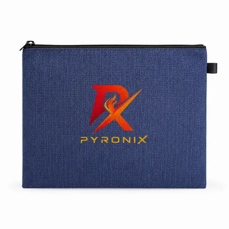 Fabric Zippered Document Bags - Custom Canvas Now