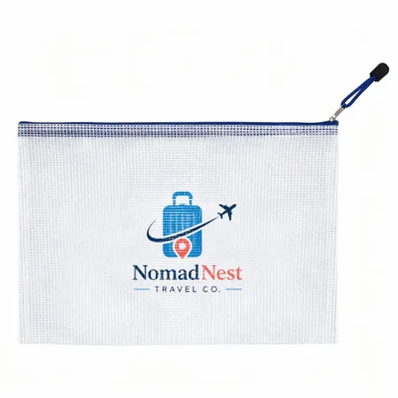 PolyWeave Zippered Document Bags - Custom Canvas Now
