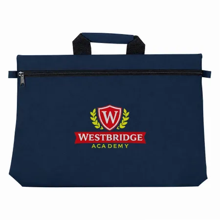 Polyester Zippered Document Bags - Custom Canvas Now