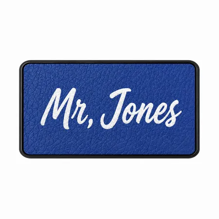 Leather Name Badges - Custom Canvas Now