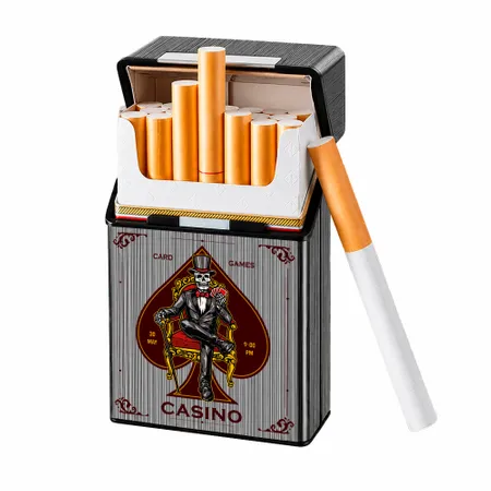 Metal Lid Cigarette Cigarette Cases - Custom Canvas Now
