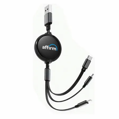 Soft Silicone 3-in-1 Charging Cables - Custom Canvas Now