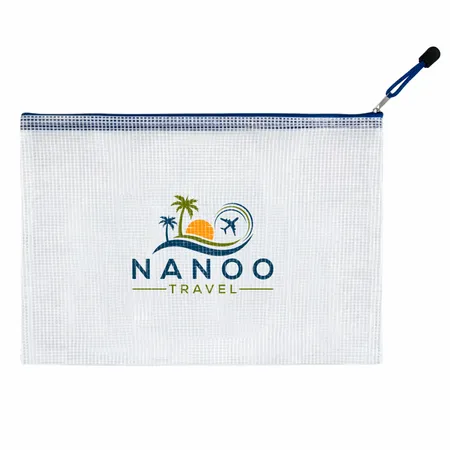 PolyWeave Zippered Document Bags - Custom Canvas Now