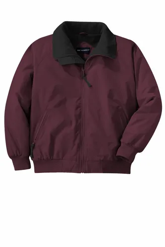 Maroon/ True Black