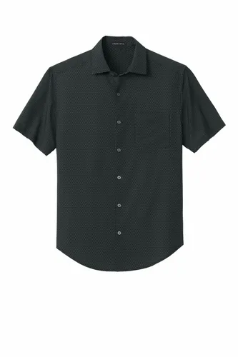 Deep Black Triangle Print