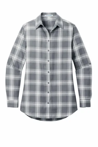 Grey/ Cream Open Plaid