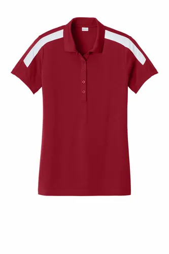 Deep Red/ White