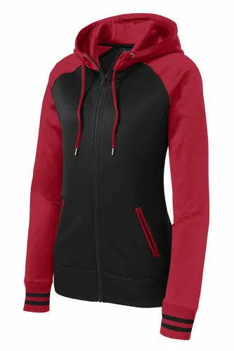 Black/ Deep Red