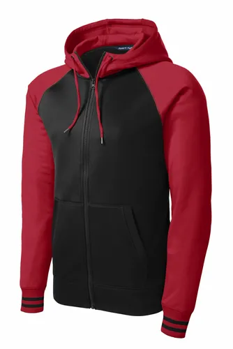Black/ Deep Red