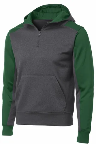 Graphite Heather/ Forest Green