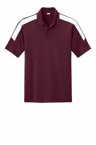 Maroon/ White
