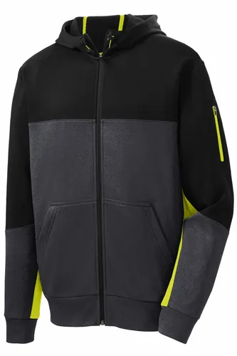 Black/ Graphite Heather/ Citron