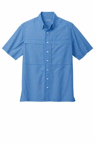 True Royal/ White Mini Plaid