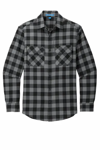 Grey/ Black Buffalo Check