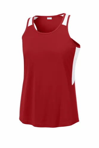 Deep Red/ White