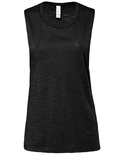 Solid Black Slub