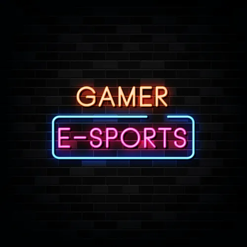 Gamer E-Sport Neon Sign - Custom Canvas Now