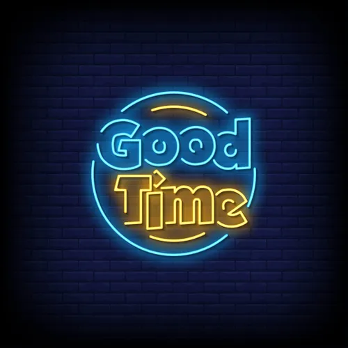 Good Time Neon Sign - Custom Canvas Now
