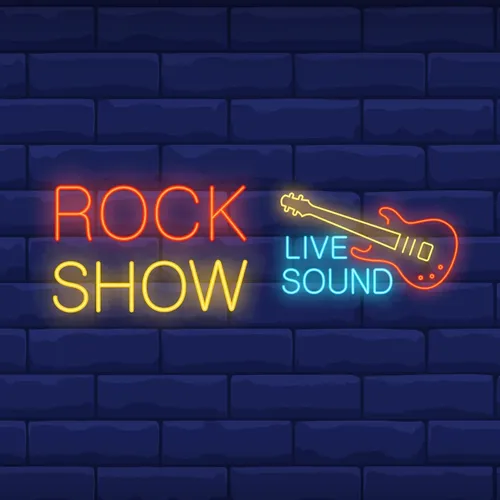 Rock Show Live Sound Neon Sign - Custom Canvas Now