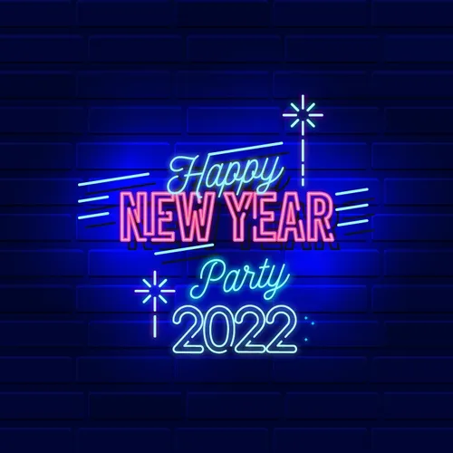 New Year Party Neon Sign - Custom Canvas Now