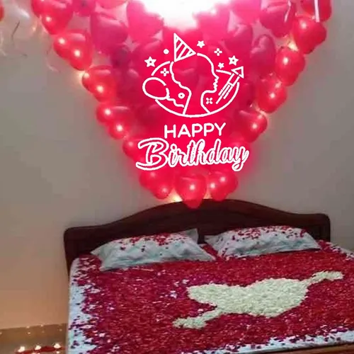 Cute Birthday Art Neon Sign - Custom Canvas Now