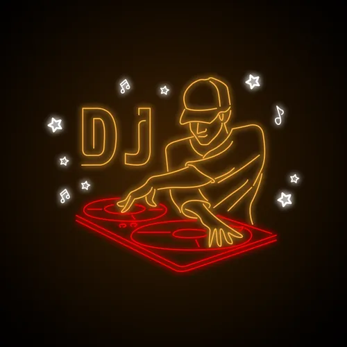 DJ Neon Sign - Custom Canvas Now