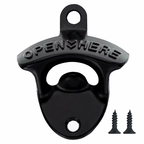 Black Bottle Opener - Custom Canvas Now