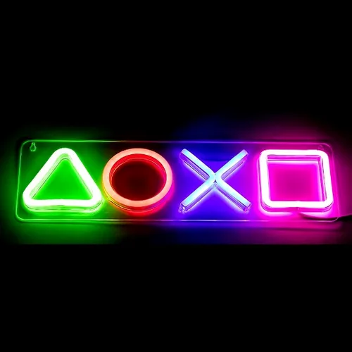 Controller Neon Sign - Custom Canvas Now