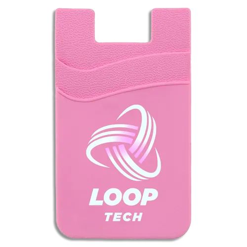 Silicone Phone Wallet Dual Card Holder - Custom Canvas Now