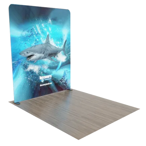 Custom Backlit Trade Show Display Tension Fabric 8' x 8' - Custom Canvas Now