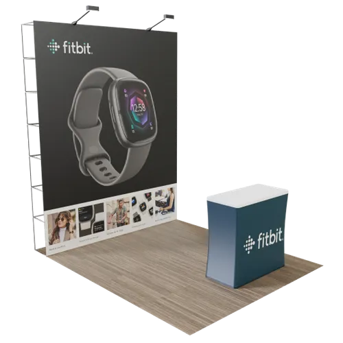 Custom Pop Up Trade Show Display 8' x 8' (ft) - Custom Canvas Now