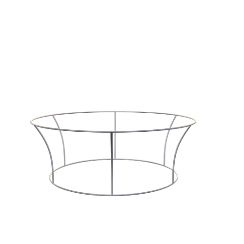 Custom Tapered Circle Personalized Trade Show Hanging Signs - Custom Canvas Now