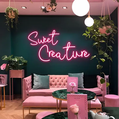 Sweet Creature Neon Sign - Custom Canvas Now