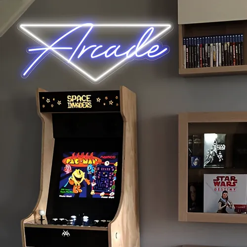 Arcade Neon Sign - Custom Canvas Now