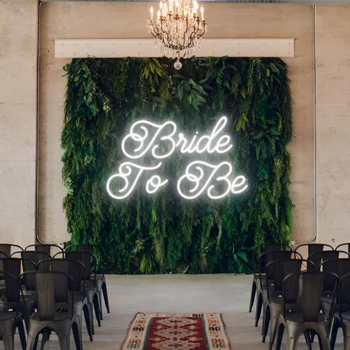 Bride To Be LED Neon Sign - Custom Canvas Now