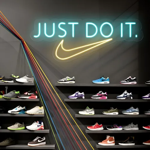 Just Do It Neon Sign - Custom Canvas Now