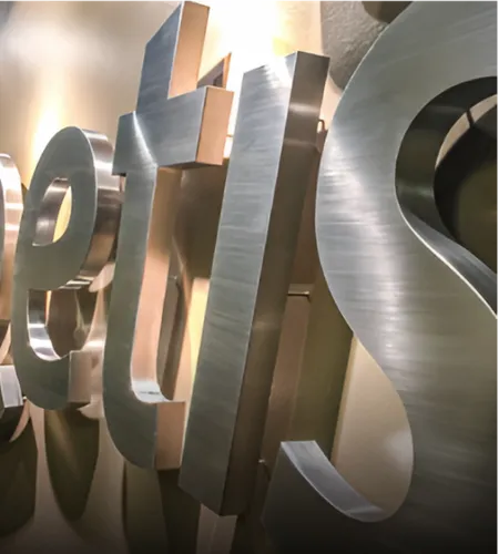 Stainless Steel Signs - Custom Canvas Now