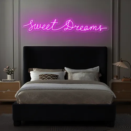 For Bedrooms Neon Signs - Custom Canvas Now