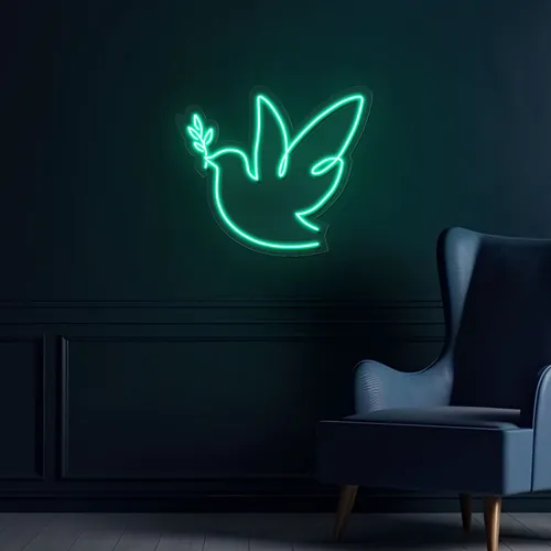 Bird Neon Sign - Custom Canvas Now