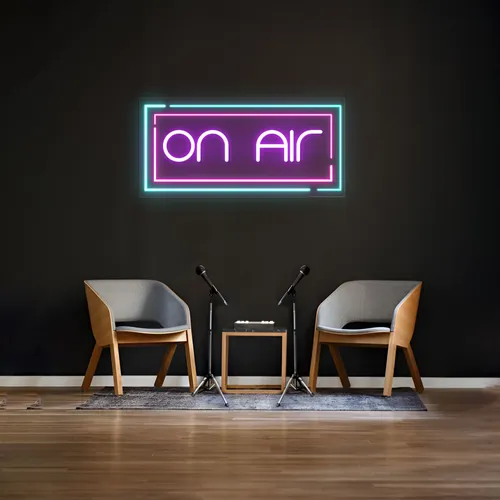 Cool On Air Neon Sign - Custom Canvas Now