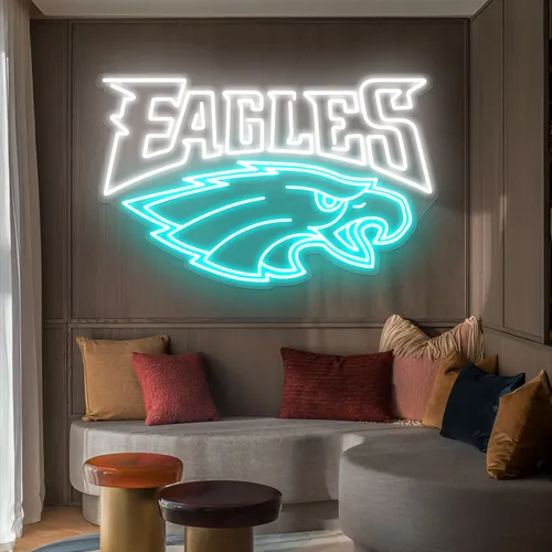 Eagles Neon Sign - Custom Canvas Now