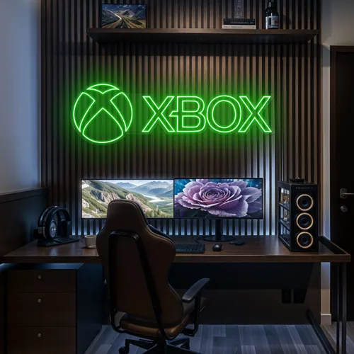 Xbox Neon Sign - Custom Canvas Now