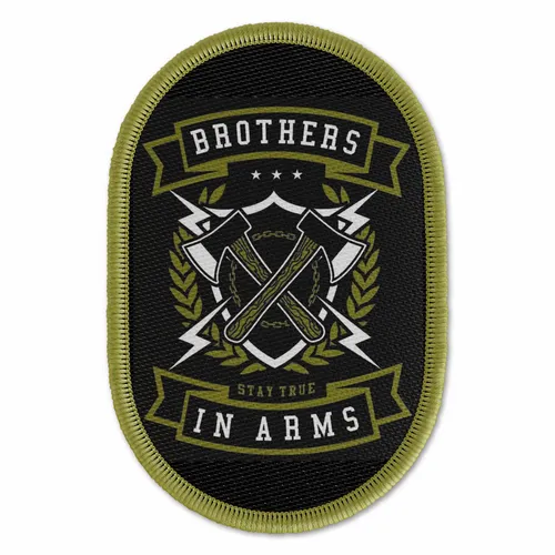 Brothers In Arms Military Patch - Custom Canvas Now