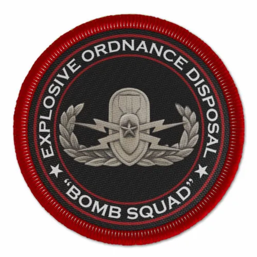 Explosive Ordinance Disposal Military Patch - Custom Canvas Now