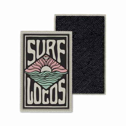 Rectangle Surf Locos Velcro Patch - Custom Canvas Now
